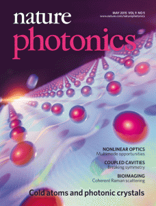 Cover Image for Nature Photonics Volume 9 No 5
